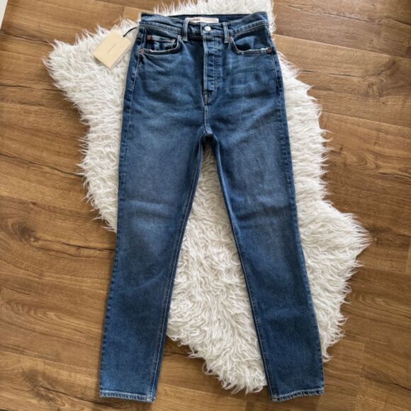 NWT! GRLFRND Piper High Rise Slim Jeans in Laurel Canyon | Size 26 - Picture 4 of 13